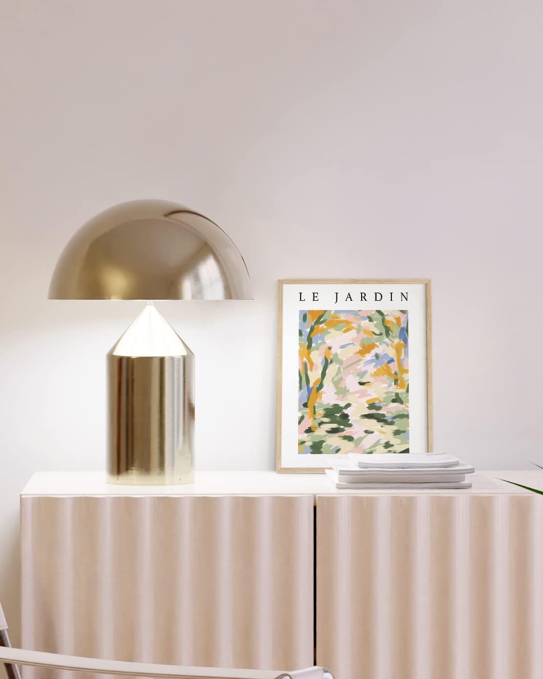 HAUS AND HUES Beige Oak Wood 8x10 Picture Frame - Modern Wood Wall Art Display - Lightweight 8x10 Frame for Art Prints, Photos, Posters - Ready-to-Hang Vertically & Horizontally