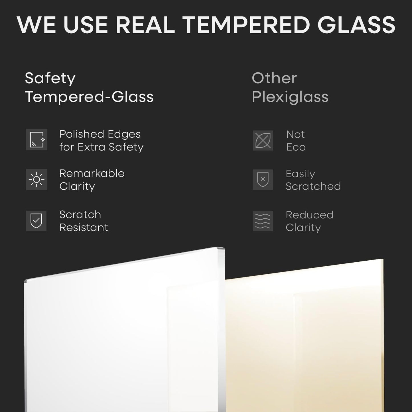 Homeforia 6x8 Picture Frame White, High End Oak 8x6 Wooden Frames with Mat 7x5 Print, 6 x 8 White Wood Frame Matted to 5 x 7 inch Photo, 6by8 Wall or Tabletop Frame, Tempered Glass, Wall Kit, Set of 1