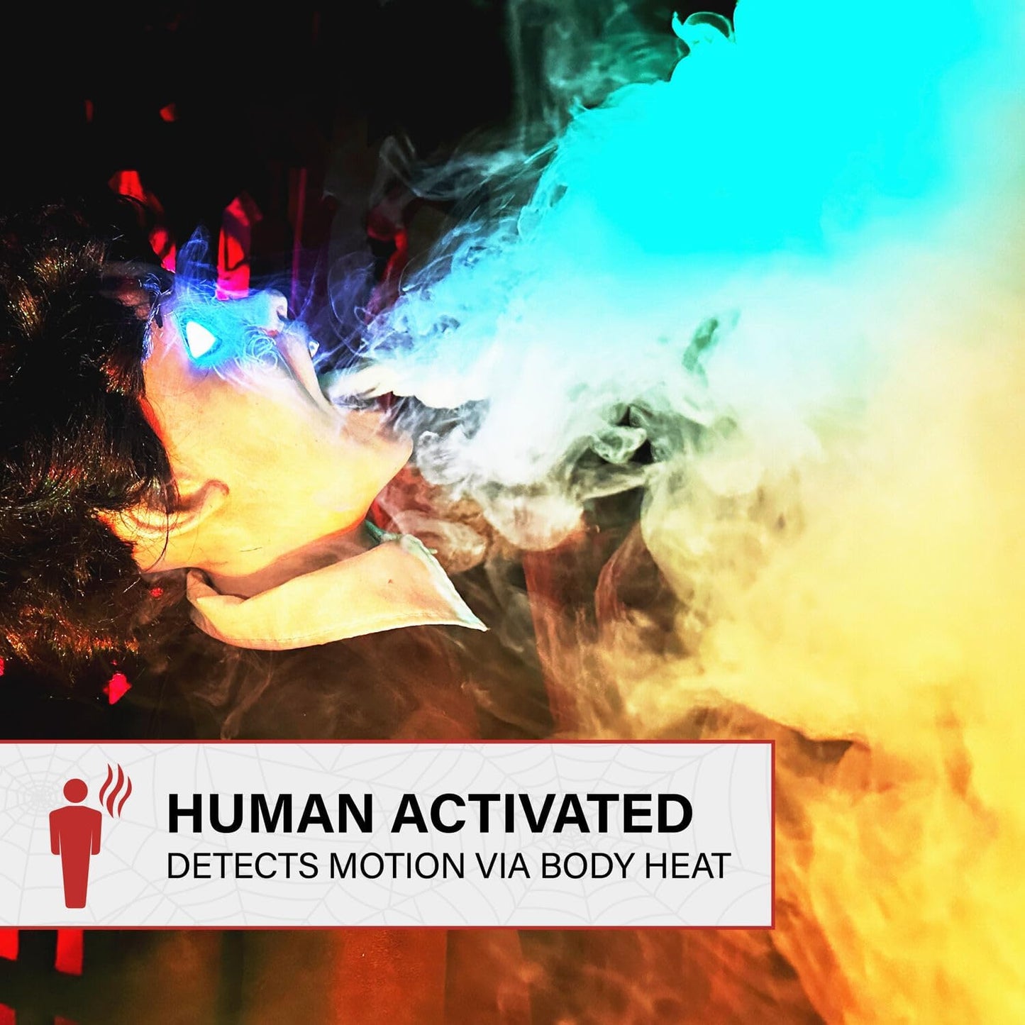 Haunted Hill Farm 7-Ft Animatronic Soul Harvester by Tekky, Halloween Animatronic, Spooky Prop & Party Decoration, Indoor & Covered Outdoor Creepy Witch Decor Motion-Activated Lights & Sound, LifeSize