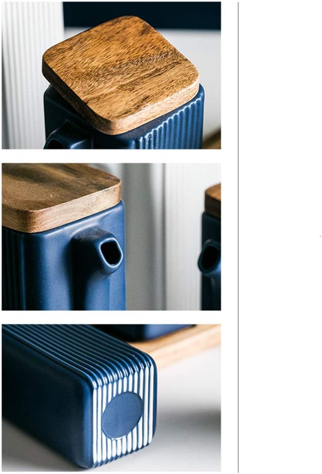 Ceramic Tabletop Liquid Condiment Dispenser, Modern Design for Oil or Vinegar, White