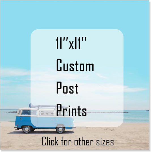 GZZFXXD Personalized Custom 11''x11'' Canvas Prints with Your Photo/your Image Large Wallart Wall Decor for Bedroom Dining room Living room Children's room(Unframed)