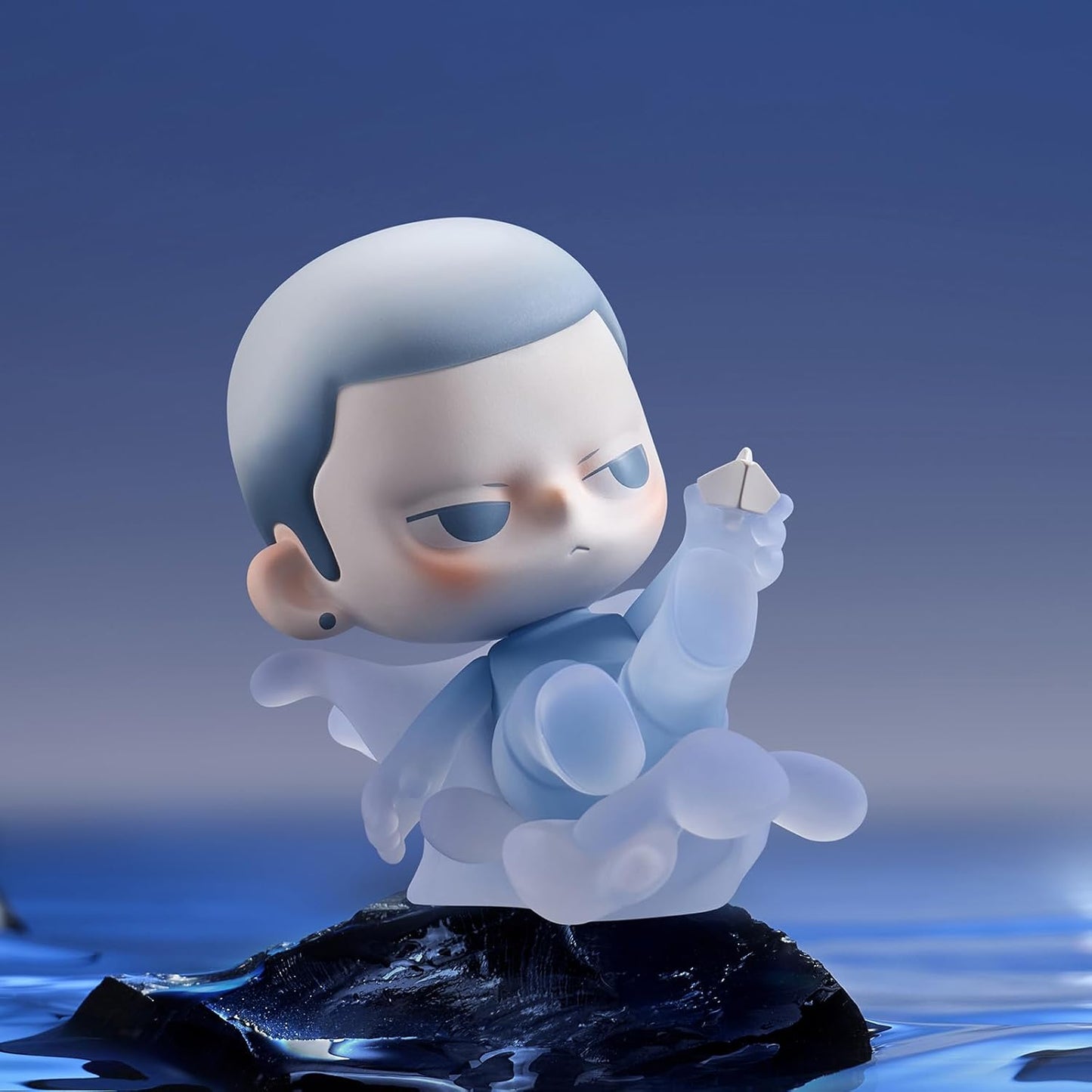 POP MART Kubo Breathing in Series Blind Box Figures, Random Design Action Figures Collectible Toys Home Decorations, Holiday Birthday Gifts for Girls and Boys, Single Box