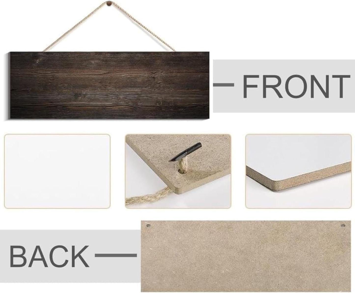 Happiness is Homemade Sign, Farmhouse Kitchen Sign,Rustic Wooden Kitchen Wall Decor for Dining Room (Happiness) 4x16 Inch