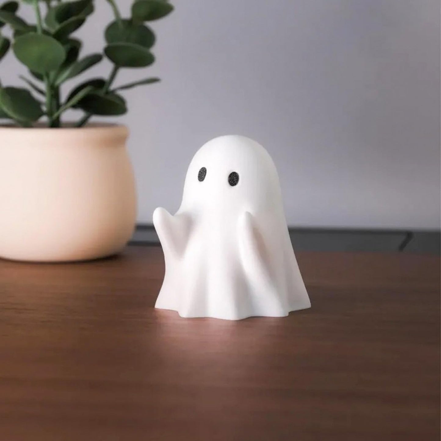 Halloween Ghost Figurine - Spooky Resin Pen Holder Statue, Cute Decor for Halloween Decorations Indoor, Funny Porch and Indoor Spooky Home Decor Gifts