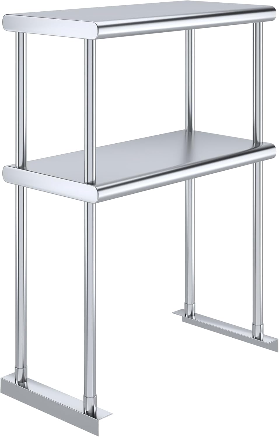 AmGood Double OverShelf Stainless Steel NSF - Many (24" Long x 12" Deep)