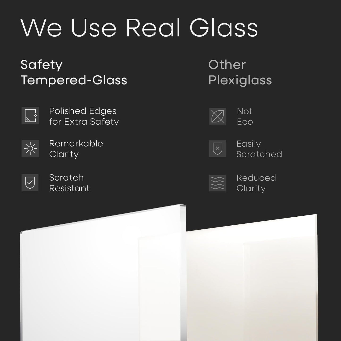 Homeforia 11x22 Newspaper Frame Silver, High End Metal 11 x 22 Picture Frame without Mat, 22x11 Thin Silver Poster Frames for Wall, 11by22 inch Display Photo Frames, Tempered Glass, Wall Kit, Set of 1