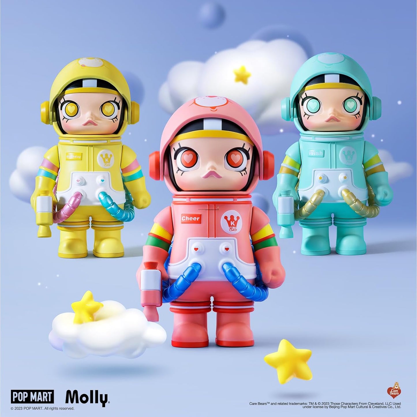 POP MART MEGA Space Molly 100% 2-B Blind Box Figures, Random Design Box Toys for Modern Home Decor, Collectible Toy Set for Desk Accessories, 1PC
