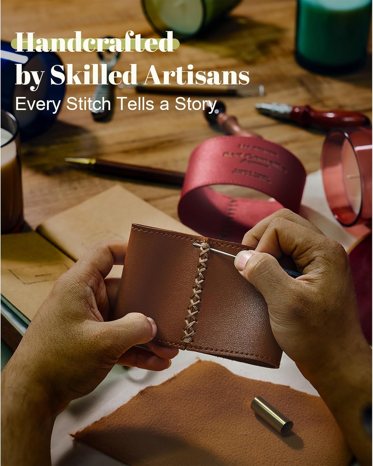 M&SENSE Eucalyptus Mint Scented Vegan Soy Candles, Heavy Scented, 10oz Long Burning 42-Hour Burn Time,Home Fragrance for Stress Relief, Calming, Meditation, Housewarming Gift for Women and Men