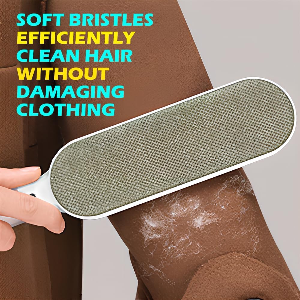 Self-Cleaning Pet Hair Remover, Lint Remover, Cat Fur Bush, Sitcky Roller for Clothes, Reusable Hair Cleaner Brush, Lint Brush for Clothes, Better Than Tapes Roller Brush B (Pink)