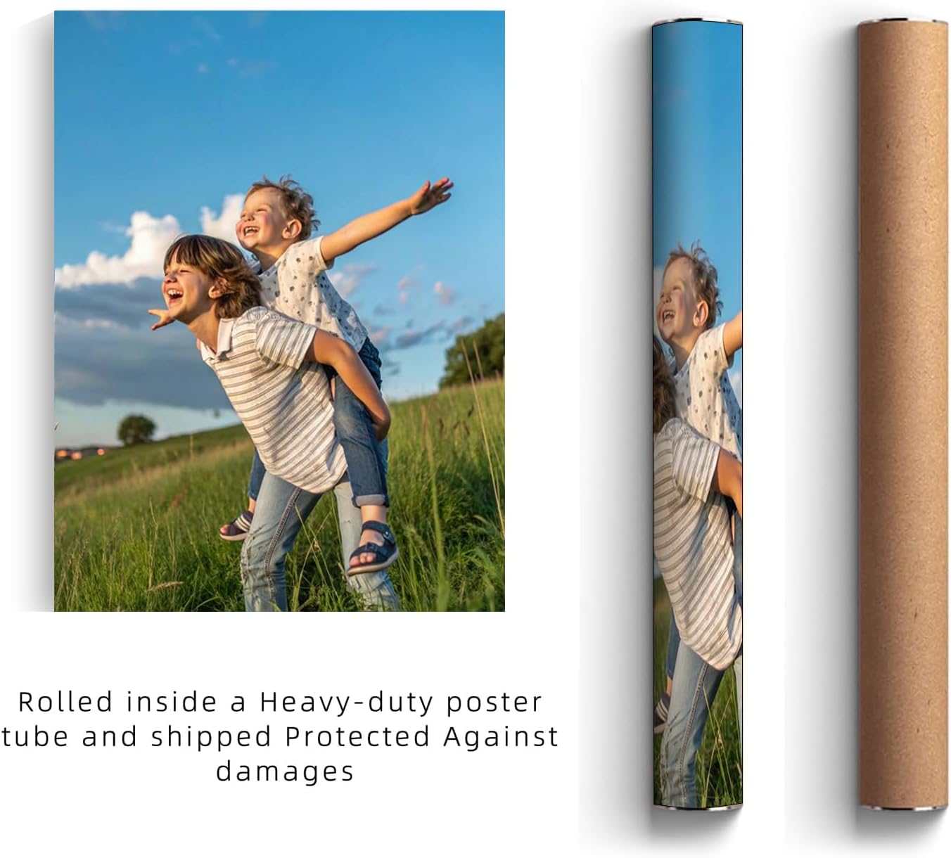 GZZFXXD Personalized Custom 11''x17'' Canvas Prints with Your Photo/your Image Large Wallart Wall Decor for Bedroom Dining room Living room Children's room(Unframed)