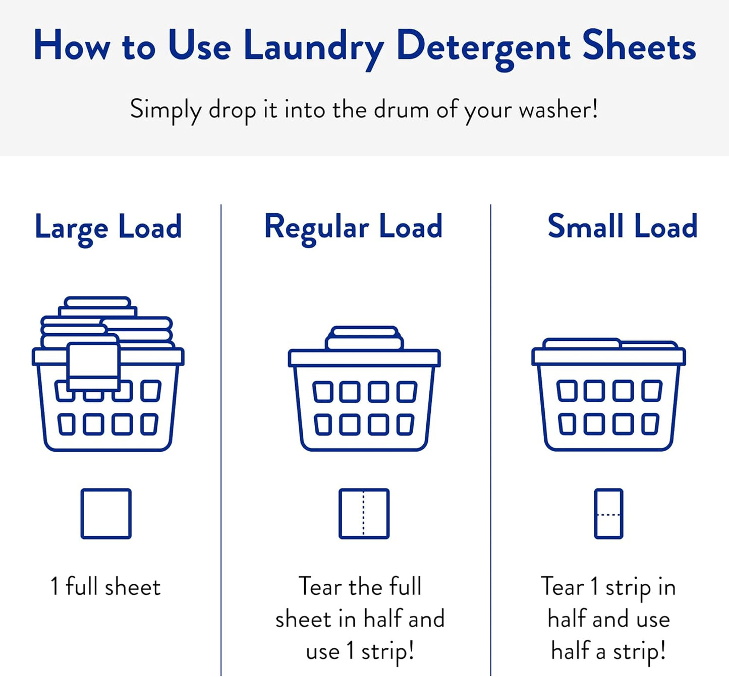 The Clean People Laundry Detergent Sheets - Laundry Soap - Ultra Concentrated, Recyclable Packaging, Stain Fighting - Fresh Scent, 96 Pack