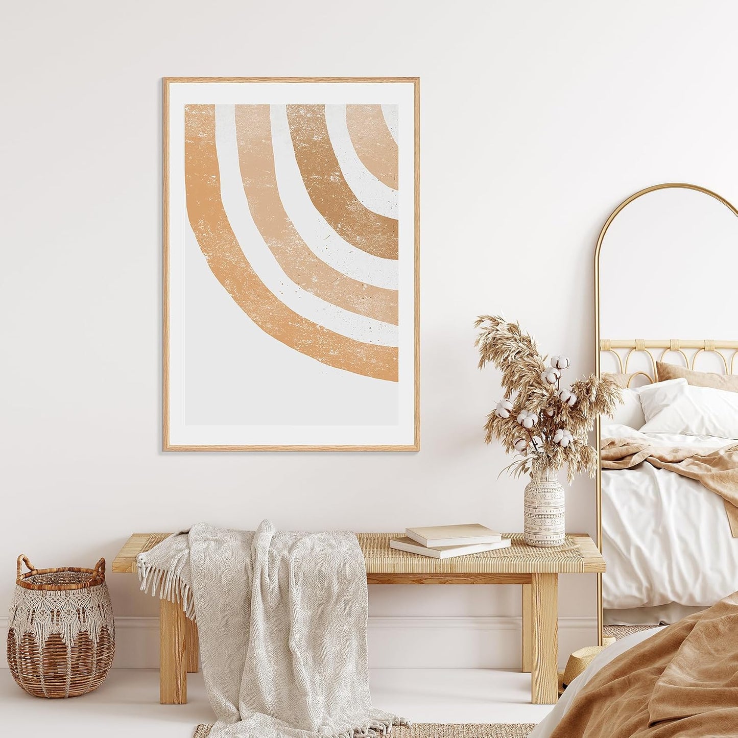 27x40 Poster Frame Natural Solid Oak Photo Frames with 24x36 Removable Mat Wall Hanging Large Handcrafted Frame with HD Plexiglass Wall and Tabletop Display Large Picture Frame