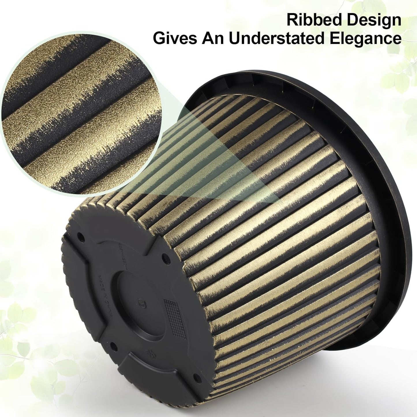 12 inch Planter Indoor Outdoor Plant Pots, 4 Pack Large Plastic Flower Pots with Saucer and Drainage Holes, Decorative Modern Garden Pots for Houseplants