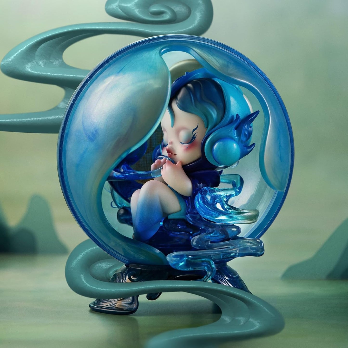 POP MART SKULLPANDA The Mirage Series Figures Blind Box Figures, Random Design Mystery Toys for Modern Home Decor, Collectible Toy Set for Desk Accessories, Whole Set