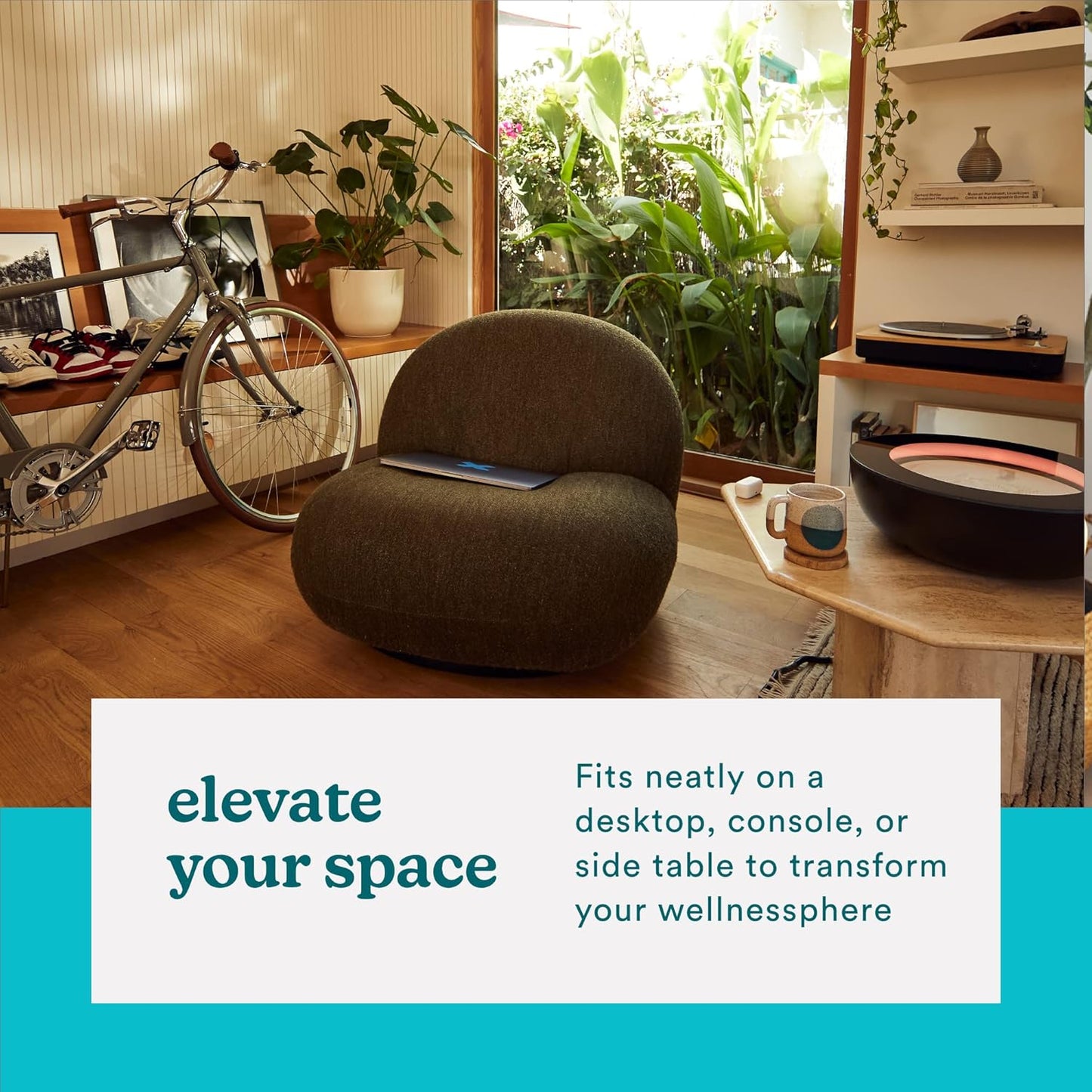 Homedics Drift Sandscape, Perpetual Motion Machine, Zen Garden, Meditation Accessories, Decorative Sandscape, Bluetooth, iOS, Android, by Homedics (21 Inch (Large), Black)